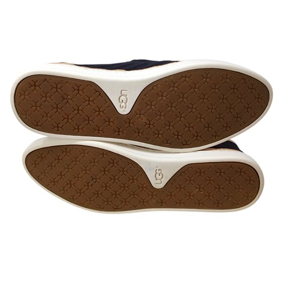 UGG Sammy Chevron Black Loafer Slip On Shoes Stretch 1102560 Size 7 Comfort - Picture 8 of 9